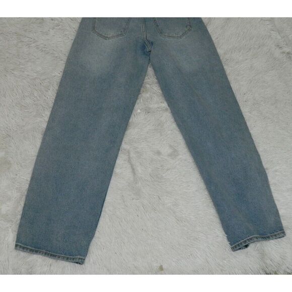 Tiger Mist Jeans X-Small‎ High-Waisted Wide Leg Distressed Baggy Medium Washed - Picture 8 of 11